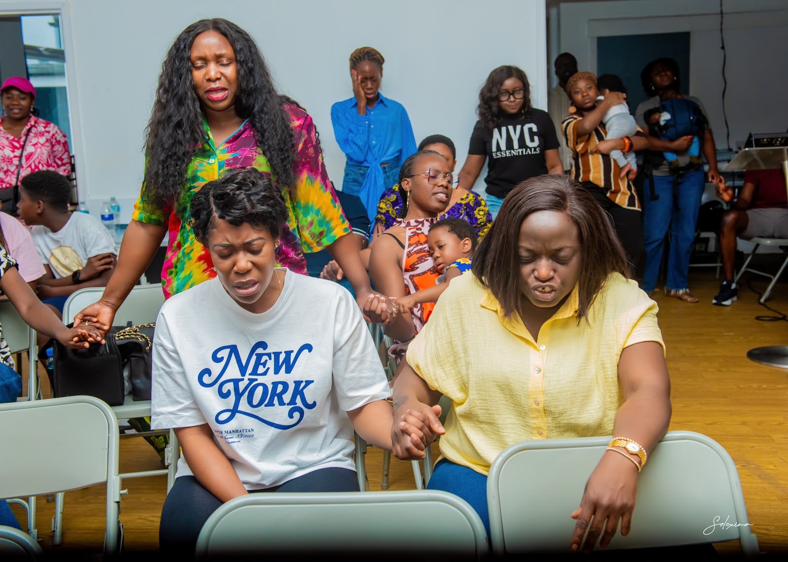 Worshippers at a previous Psalms Praise and Prophecies gathering