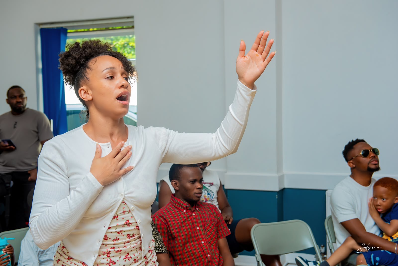 Worshippers at a previous Psalms Praise and Prophecies gathering
