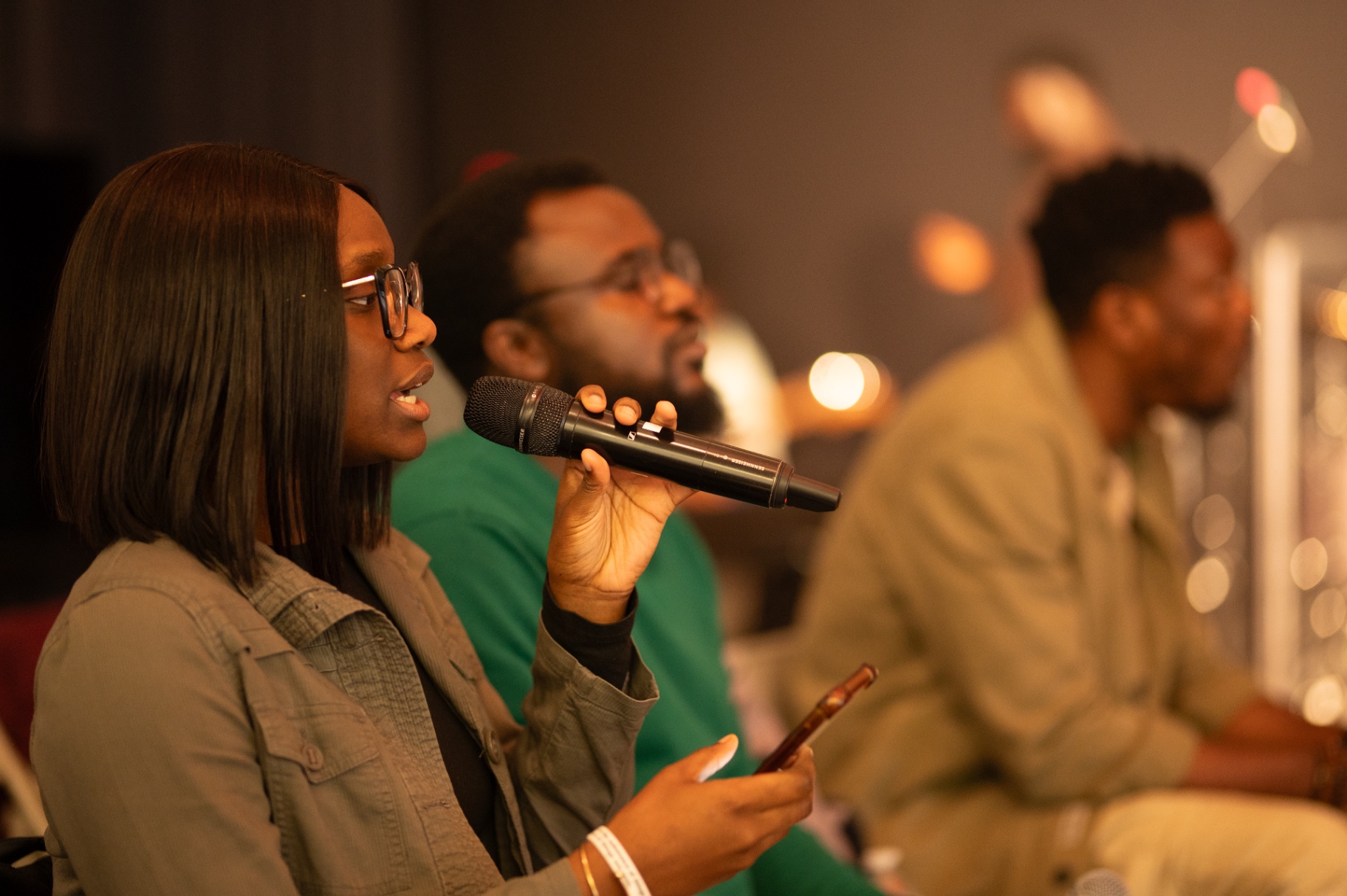 Worshippers at a previous Psalms Praise and Prophecies gathering