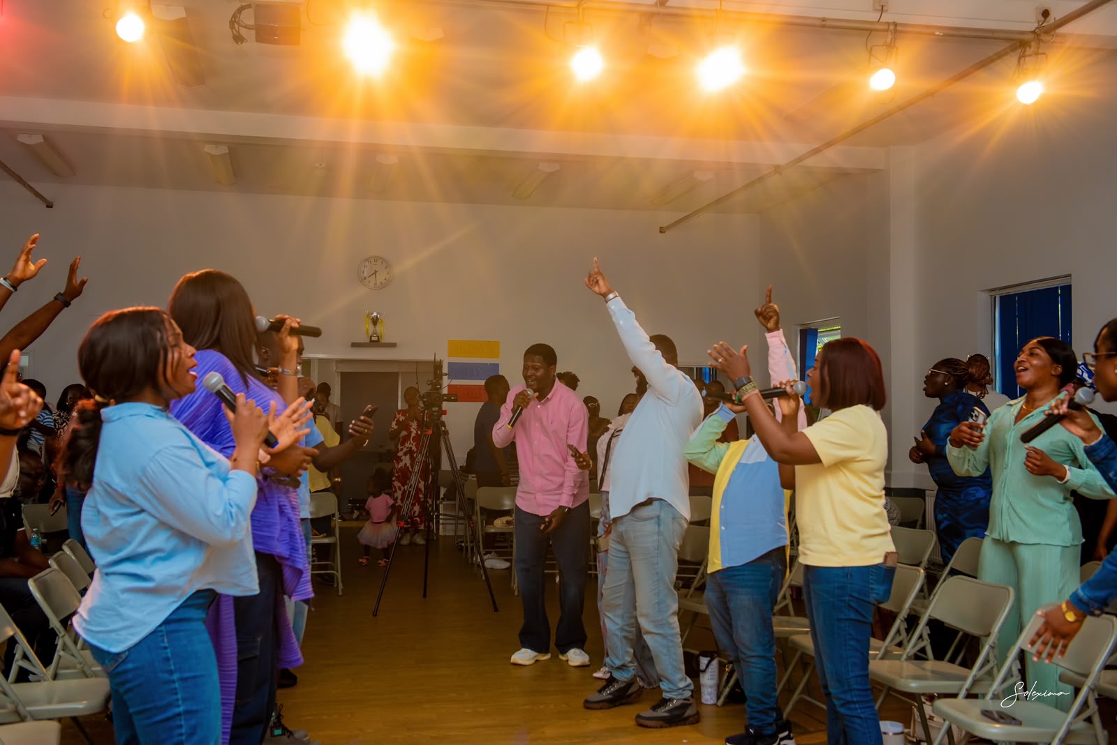 Worshippers at a previous Psalms Praise and Prophecies gathering