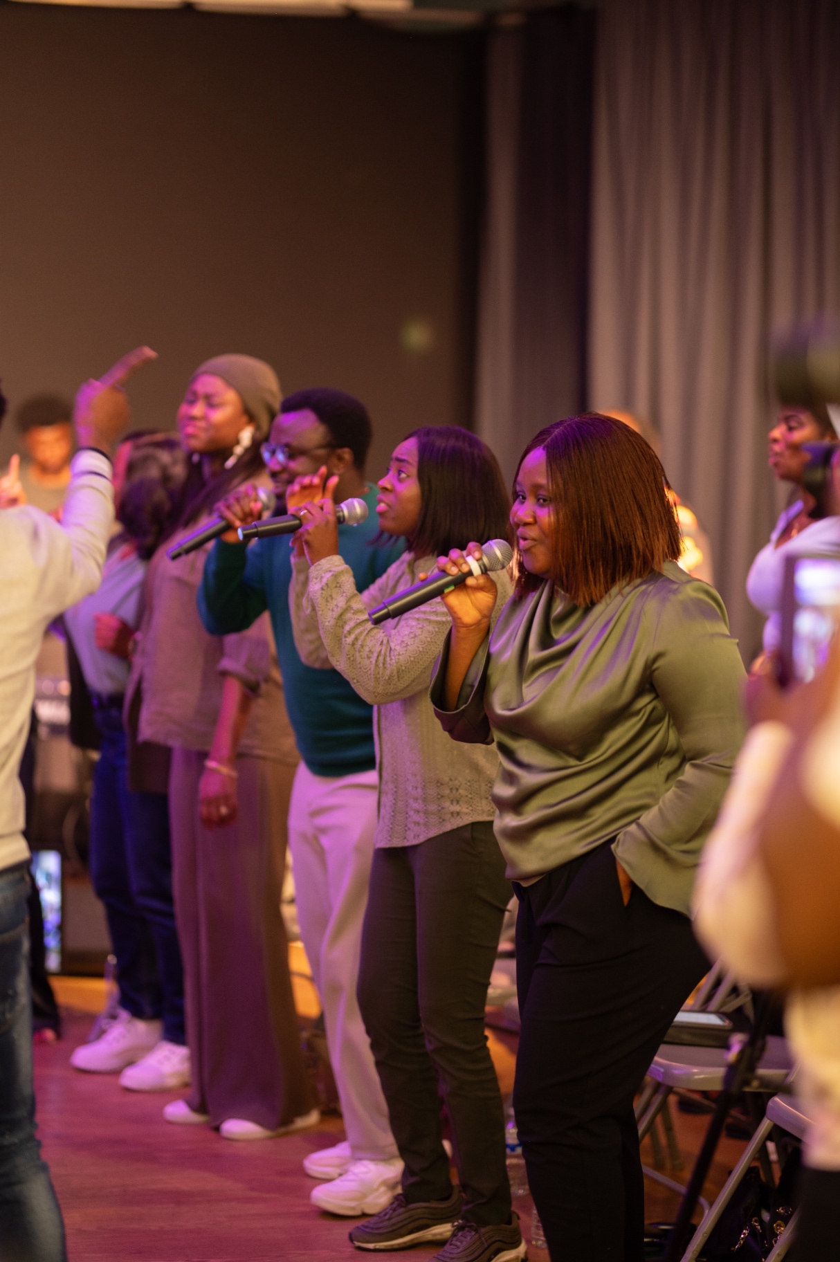 Worshippers at a previous Psalms Praise and Prophecies gathering