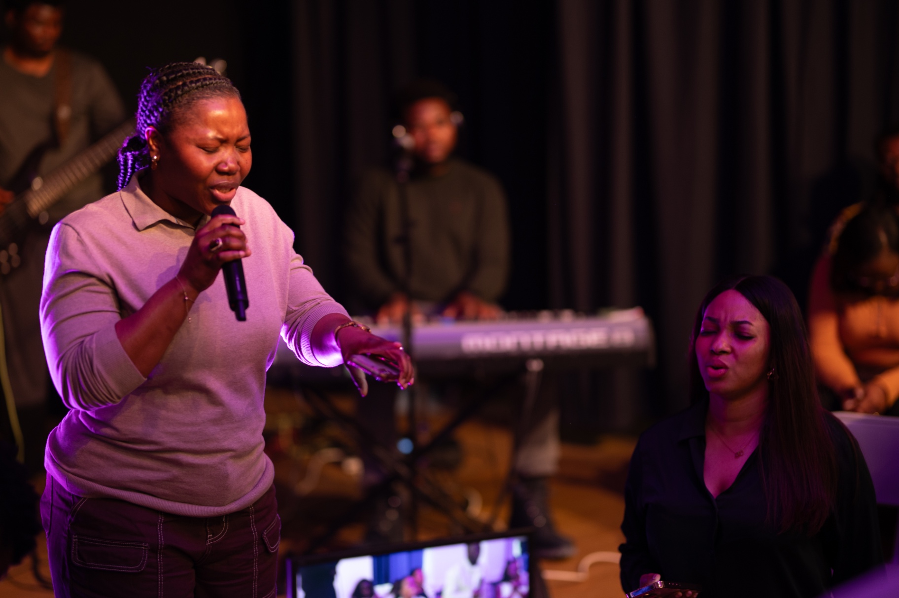 Worshippers at a previous Psalms Praise and Prophecies gathering