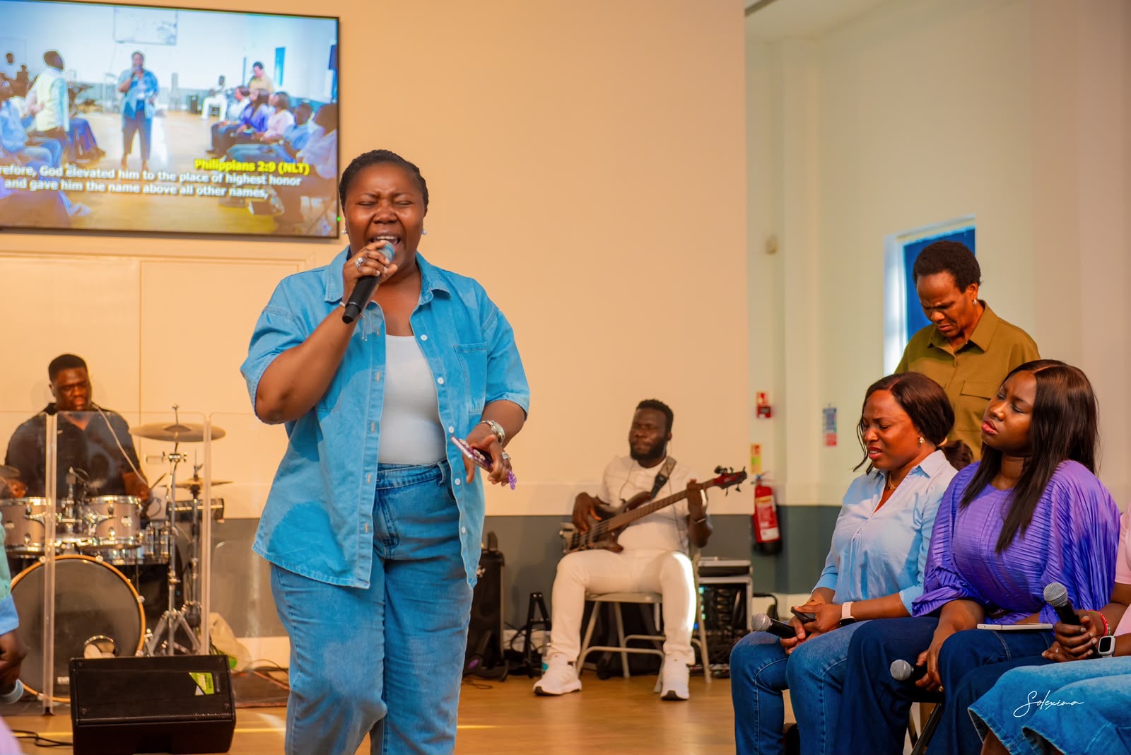 Worshippers at a previous Psalms Praise and Prophecies gathering